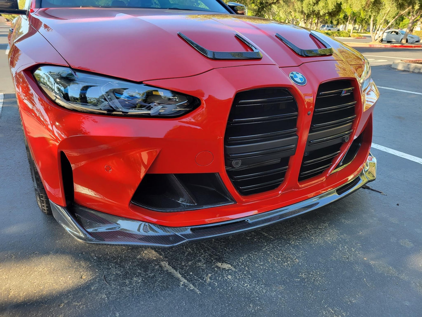 BMW M3/M4 G80/G81/G82/G83 DRY CARBON FIBER HOOD VENT TRIMS