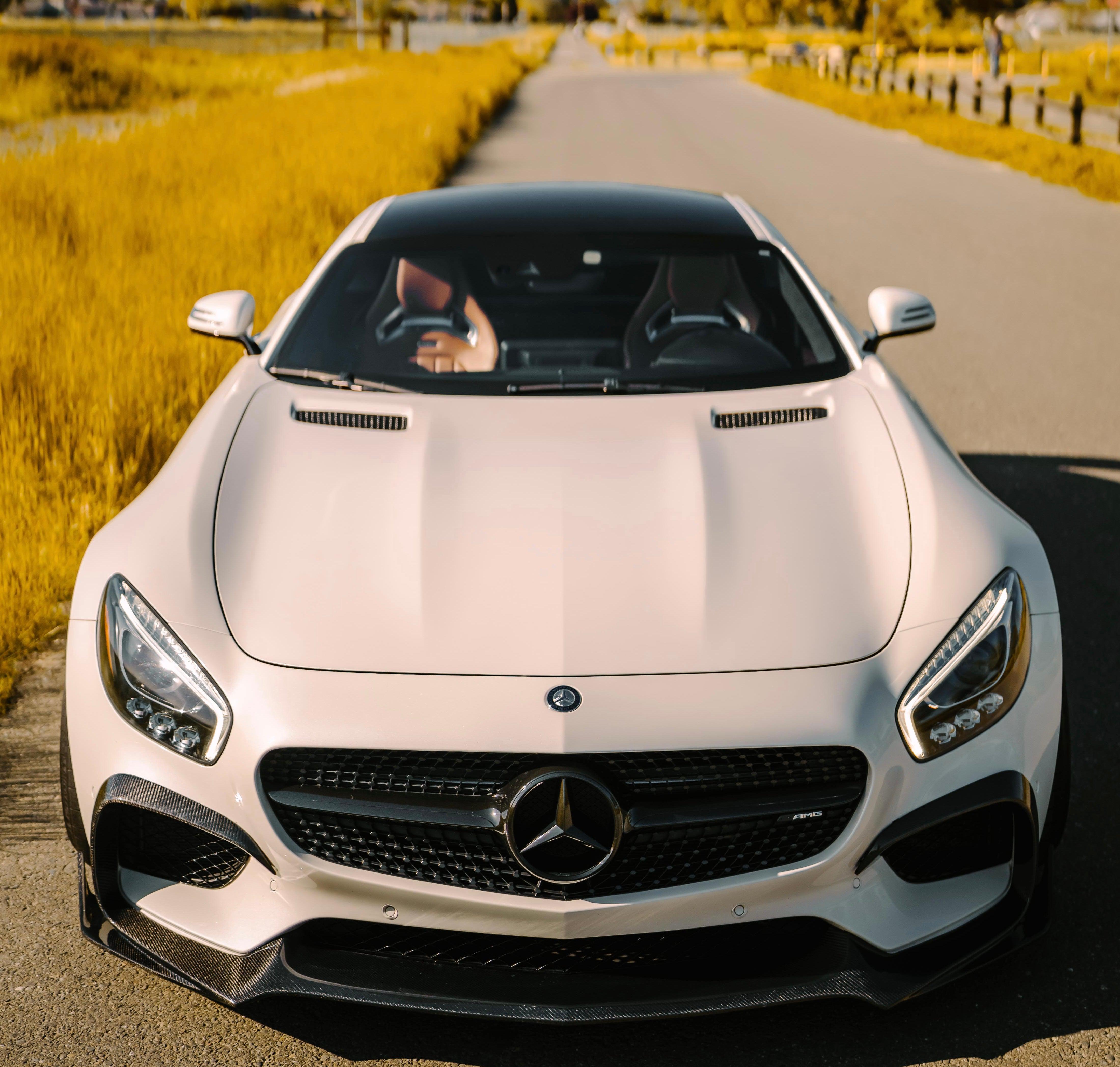 Mercedes AMG GT/GTS Carbon Fiber Front Lip With Splitter