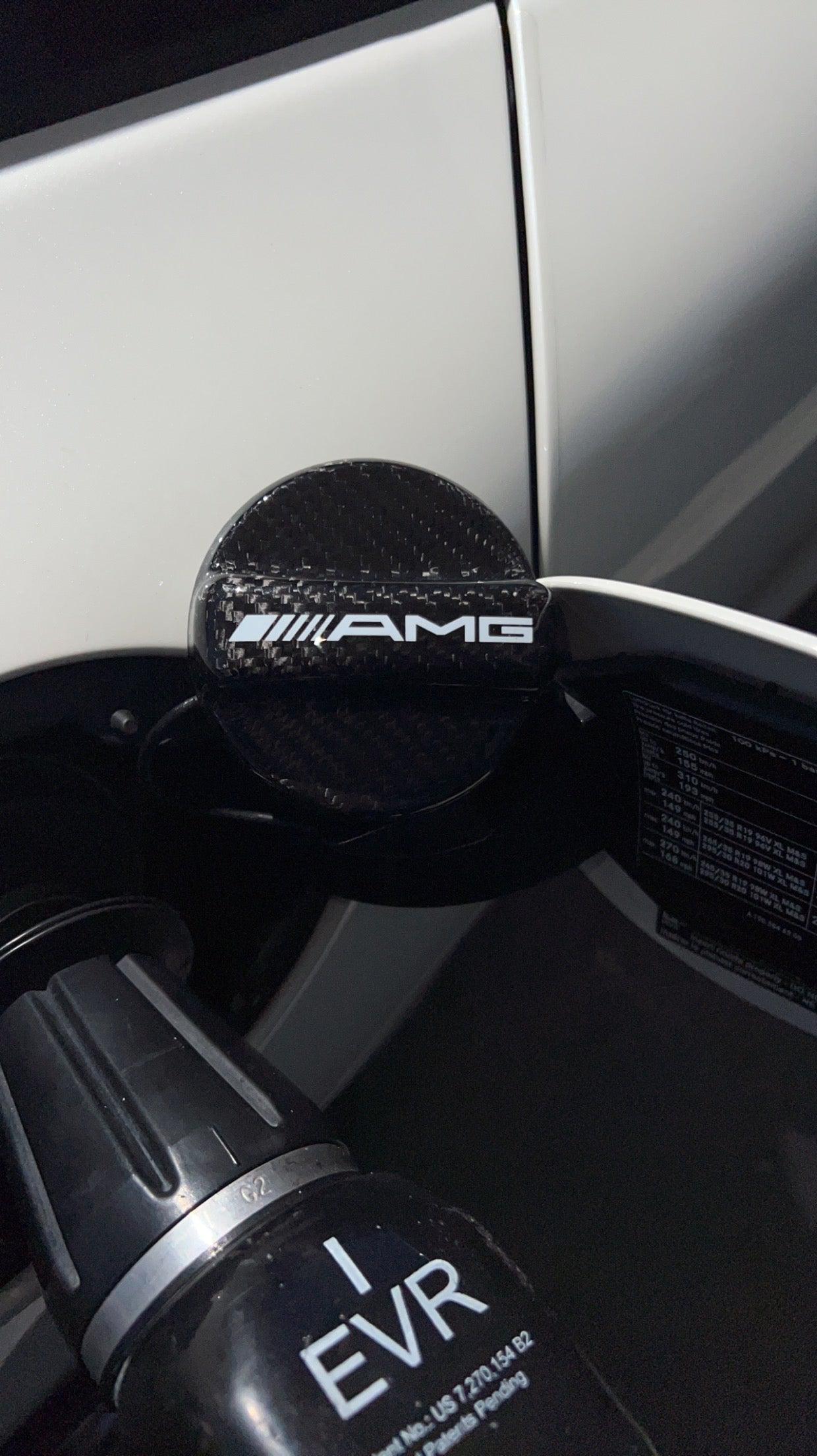 Mercedes AMG Carbon Fiber Gas Cap Cover