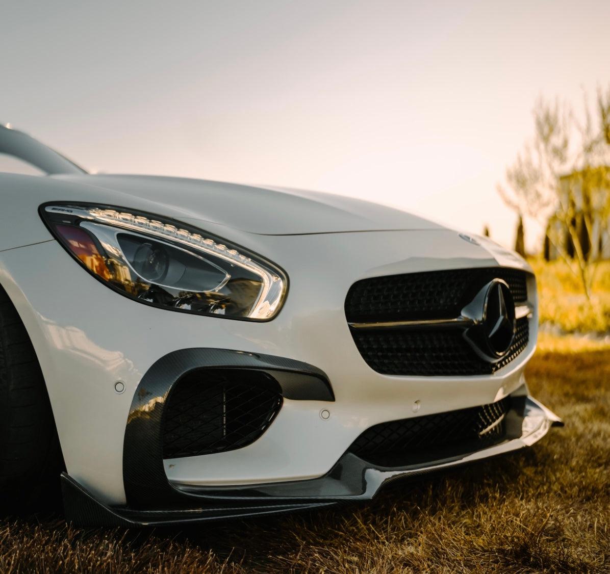 Mercedes AMG GT/GTS Carbon Fiber Front Lip With Splitter