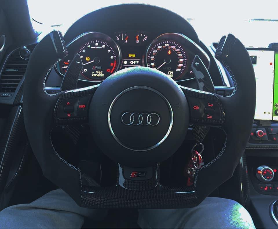 Audi Full Custom Carbon Fiber Steering Wheels