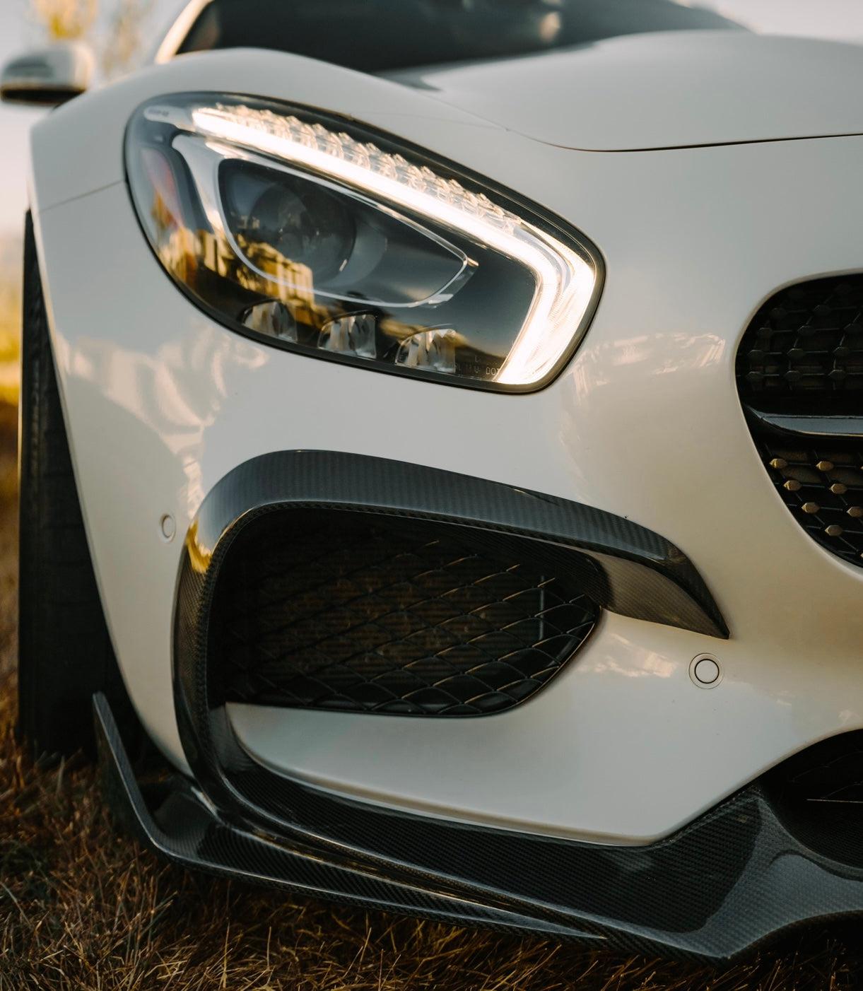 Mercedes AMG GT/GTS Carbon Fiber Front Lip With Splitter