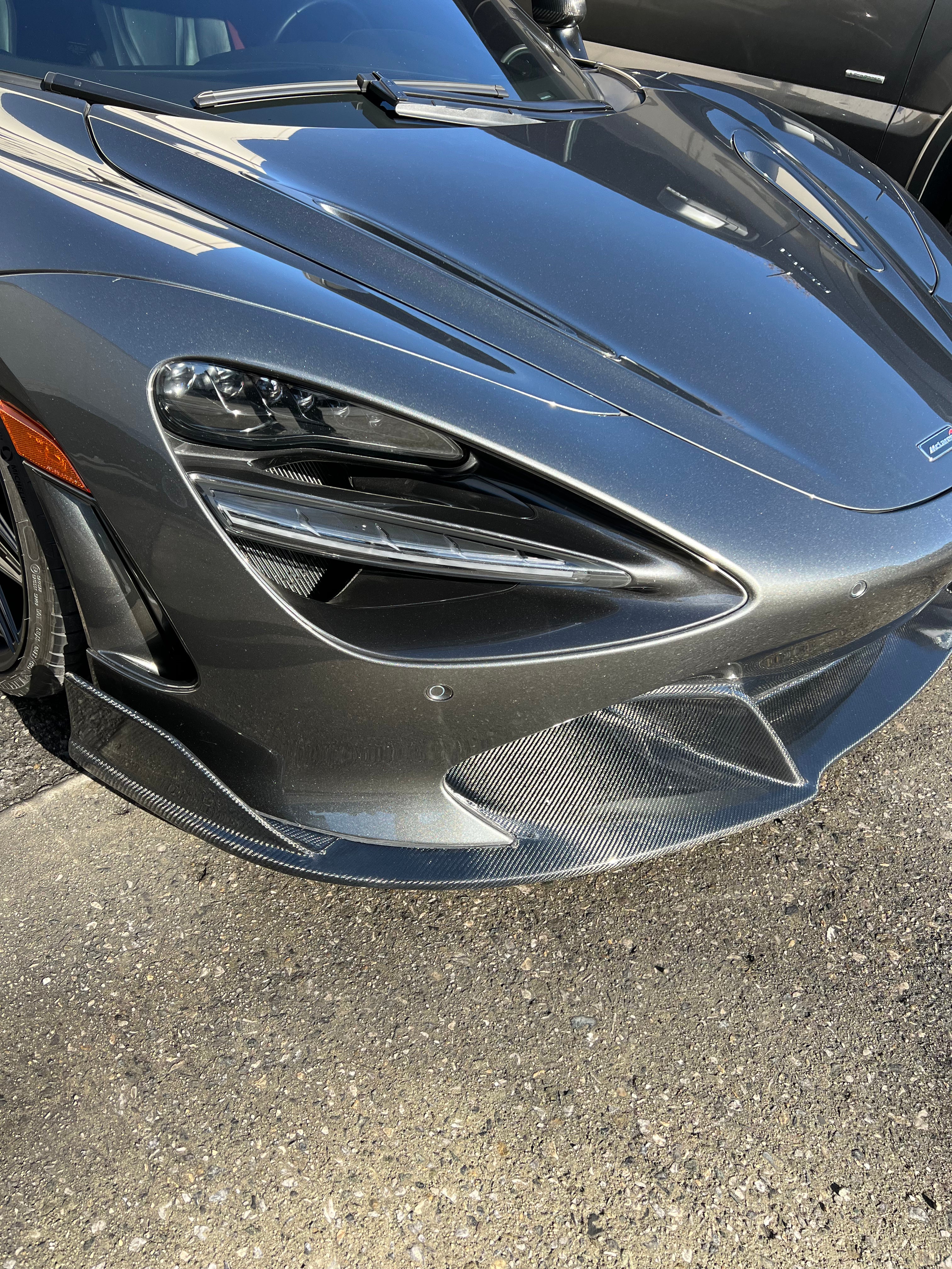 McLaren 720s Artisan Carbon Fiber Front Lip - eurobahndynamics
