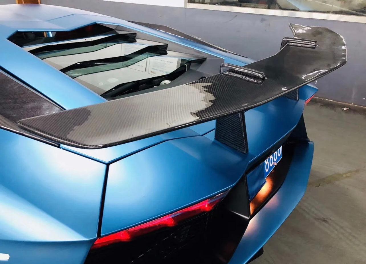 Lamborghini Aventador SV Style Wing With Base Panel - eurobahndynamics