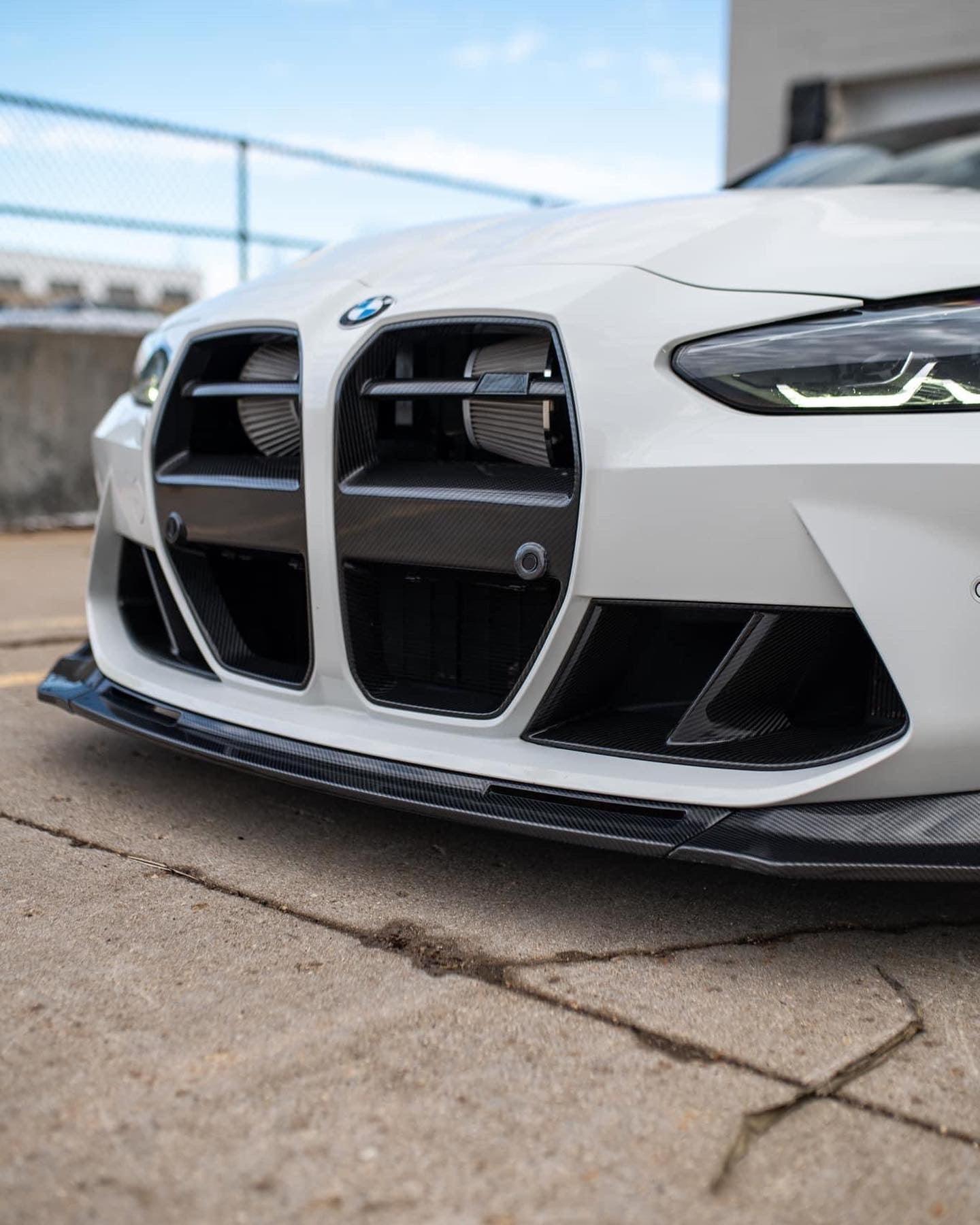 BMW G8X Carbon Fiber Artisan 3Pc Front Lip - eurobahndynamics
