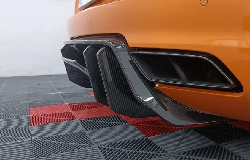 Audi R8 Aggressive Artisan Carbon Fiber Rear Diffuser - eurobahndynamics