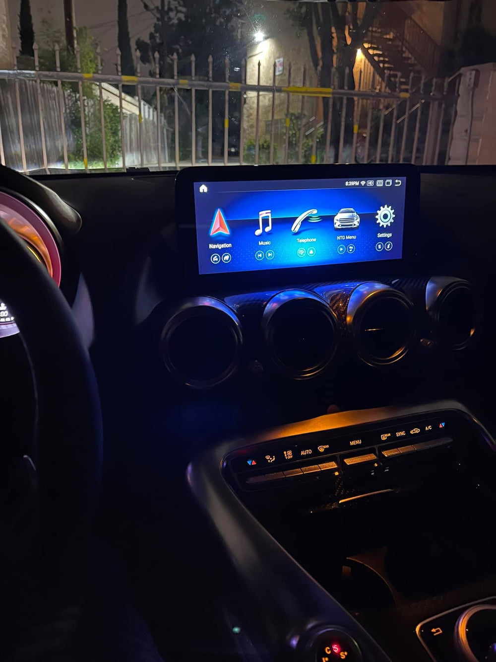 Mercedes AMG GT Apple Car Play Screen Upgrade | Eurobahndyanamics