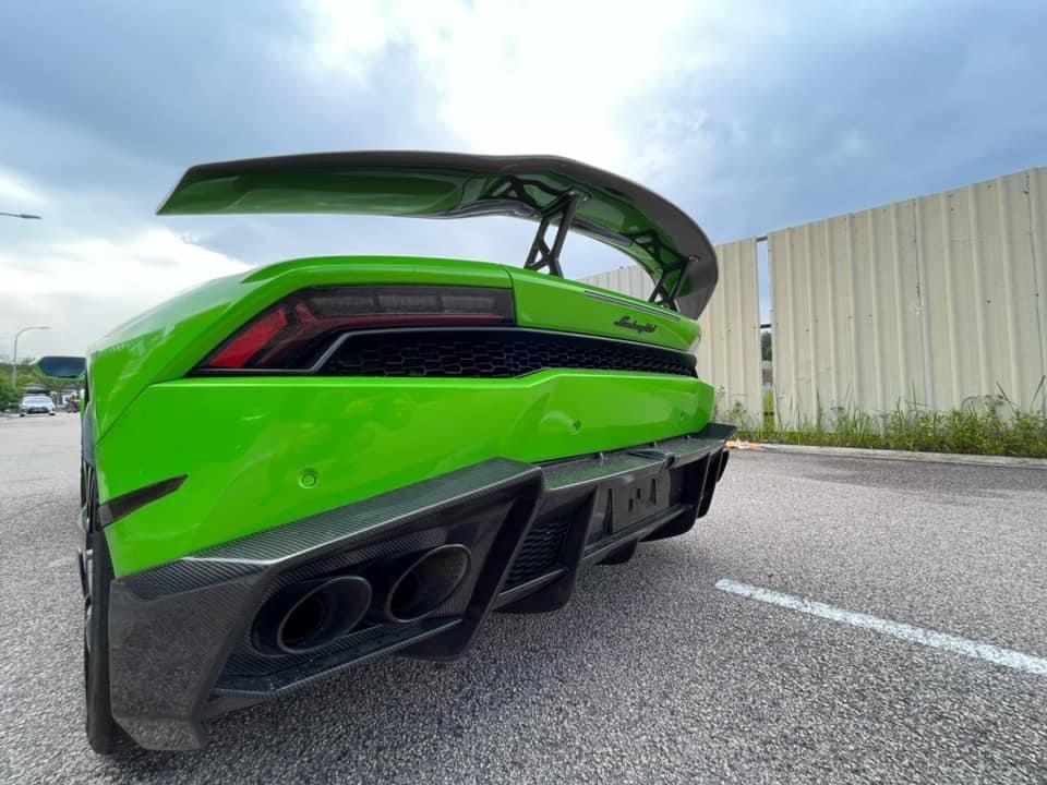 Lamborghini Huracan Carbon Fiber Artisan Wing With Base Panel - eurobahndynamics