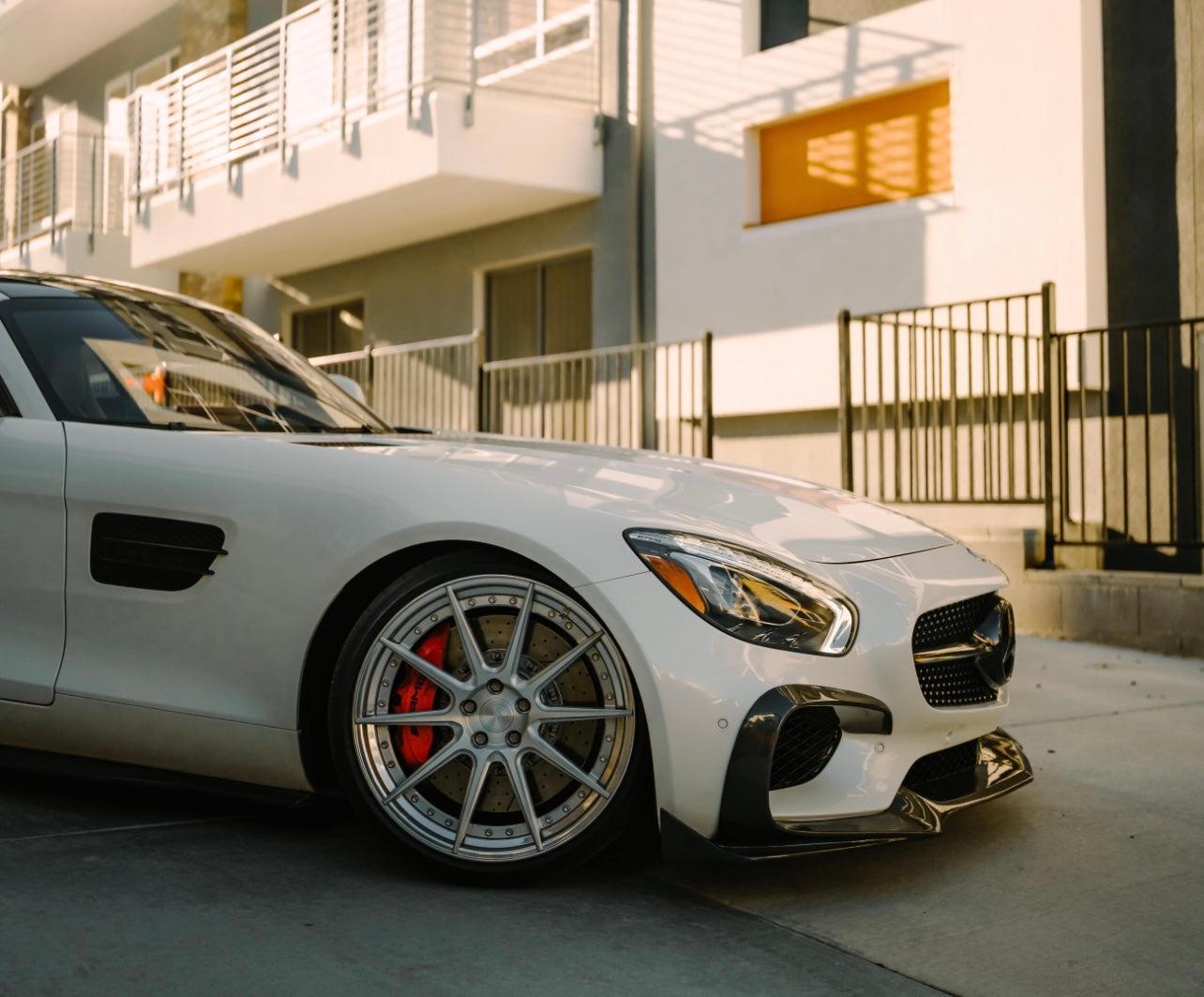 Mercedes AMG GT/GTS Carbon Fiber Front Lip With Splitter