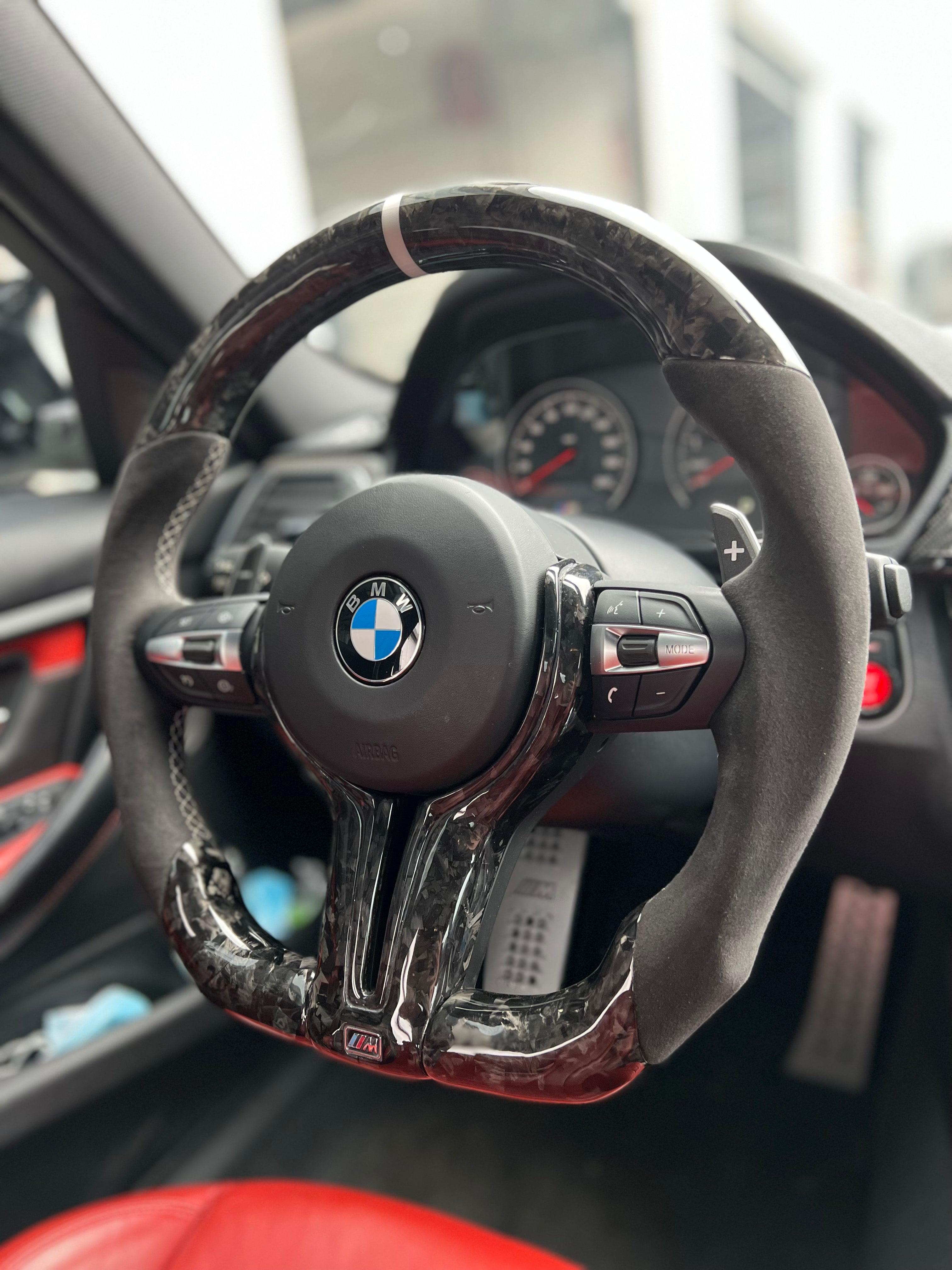 Carbon Fiber Steering Wheel Trim - eurobahndynamics