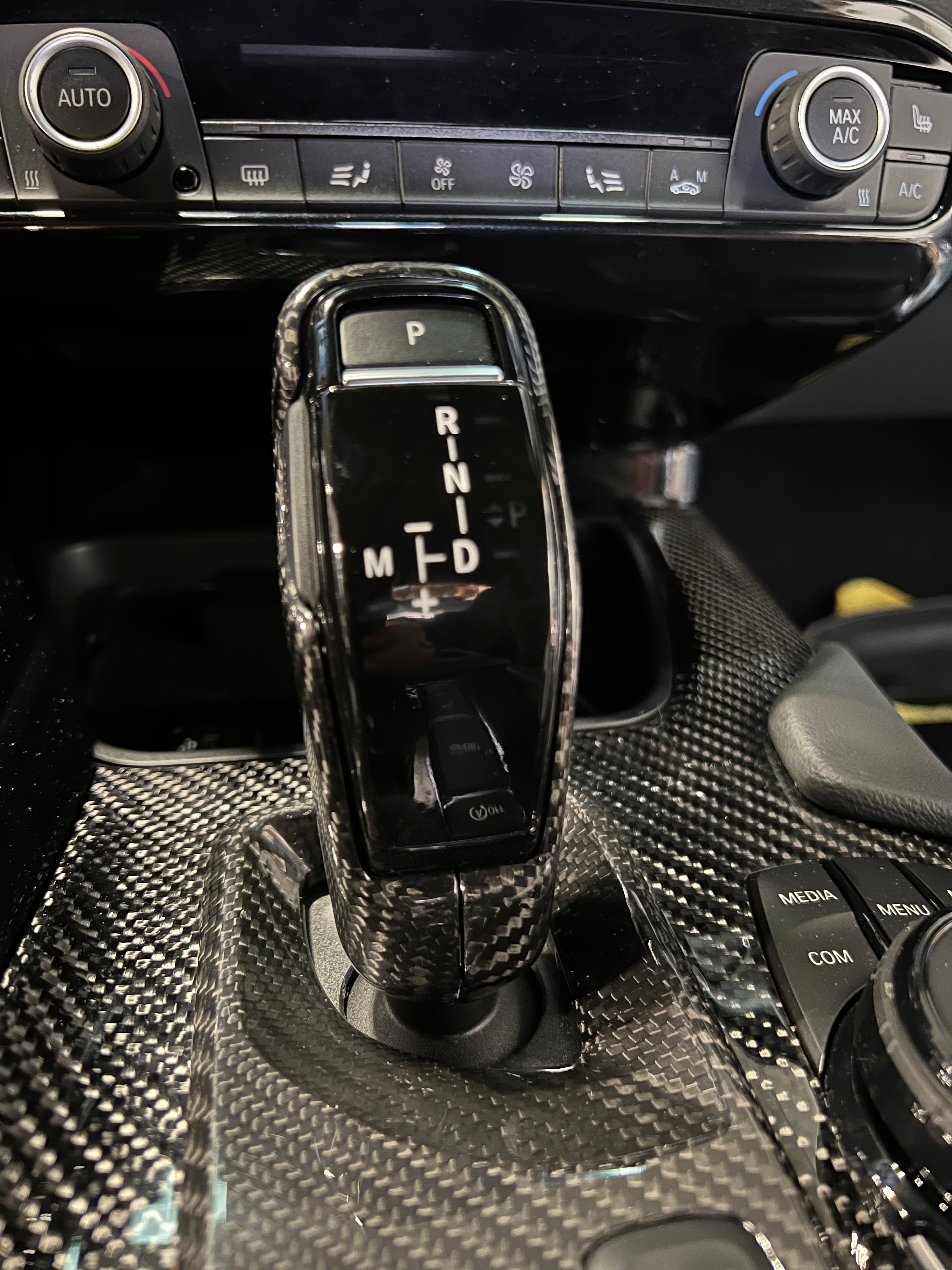 Toyota MK5 Supra Carbon Fiber Shifter Trim - eurobahndynamics
