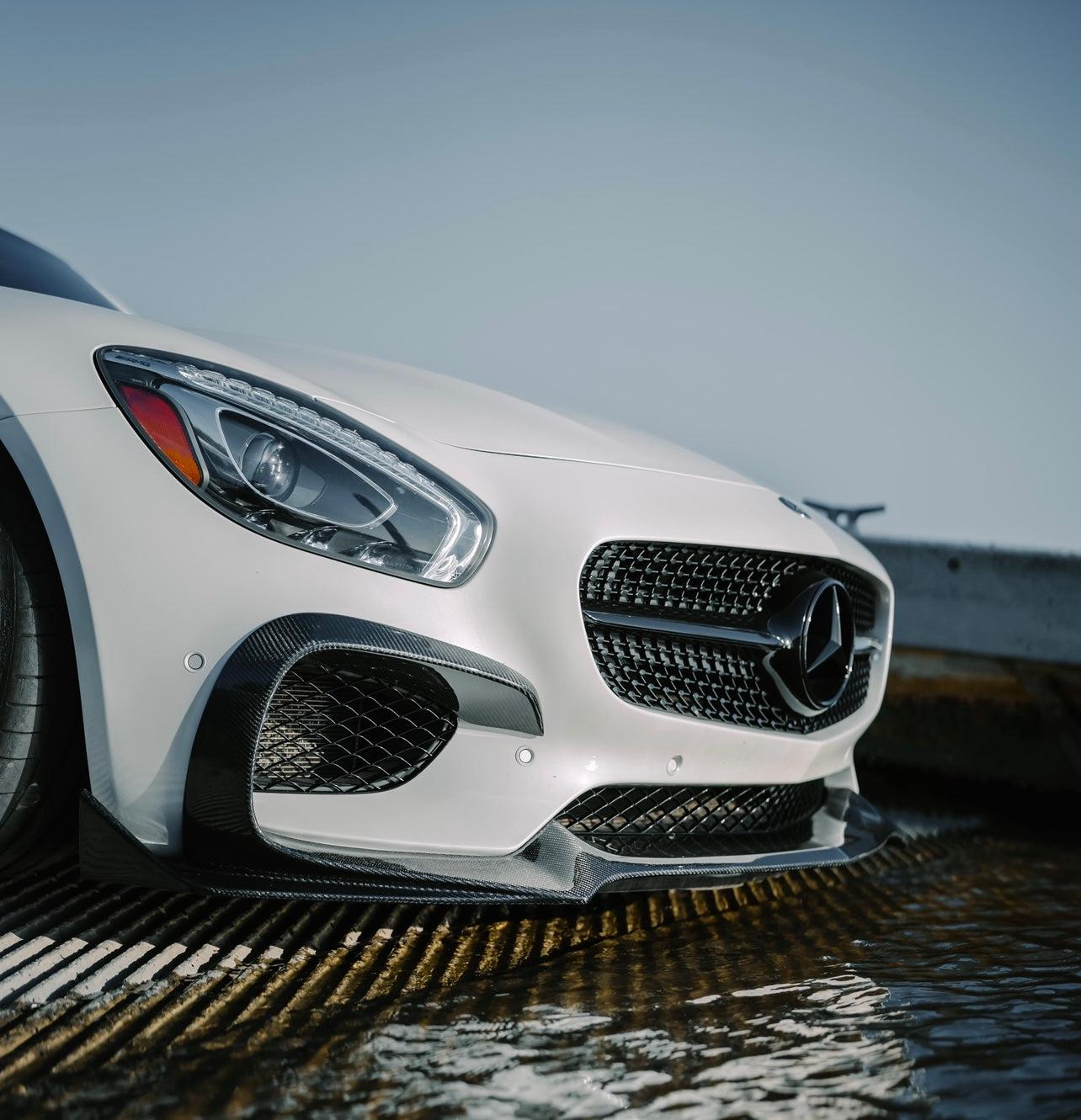 Mercedes AMG GT/GTS Carbon Fiber Front Lip With Splitter