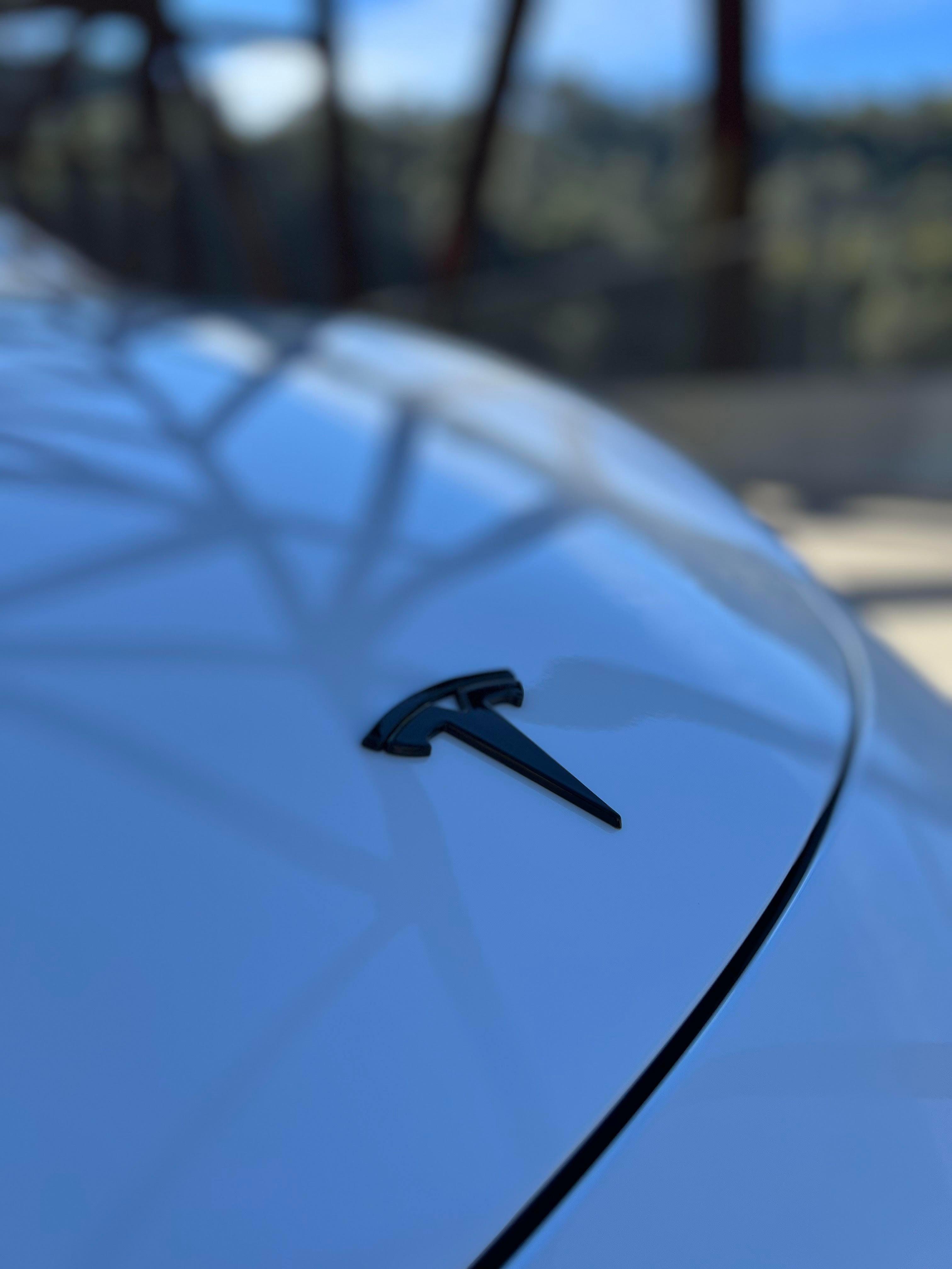 4 stücke matte Kohle faser zurück für Tesla Modell 3 Türgriffe Patch  Decoretion Cover Modell y Zubehör