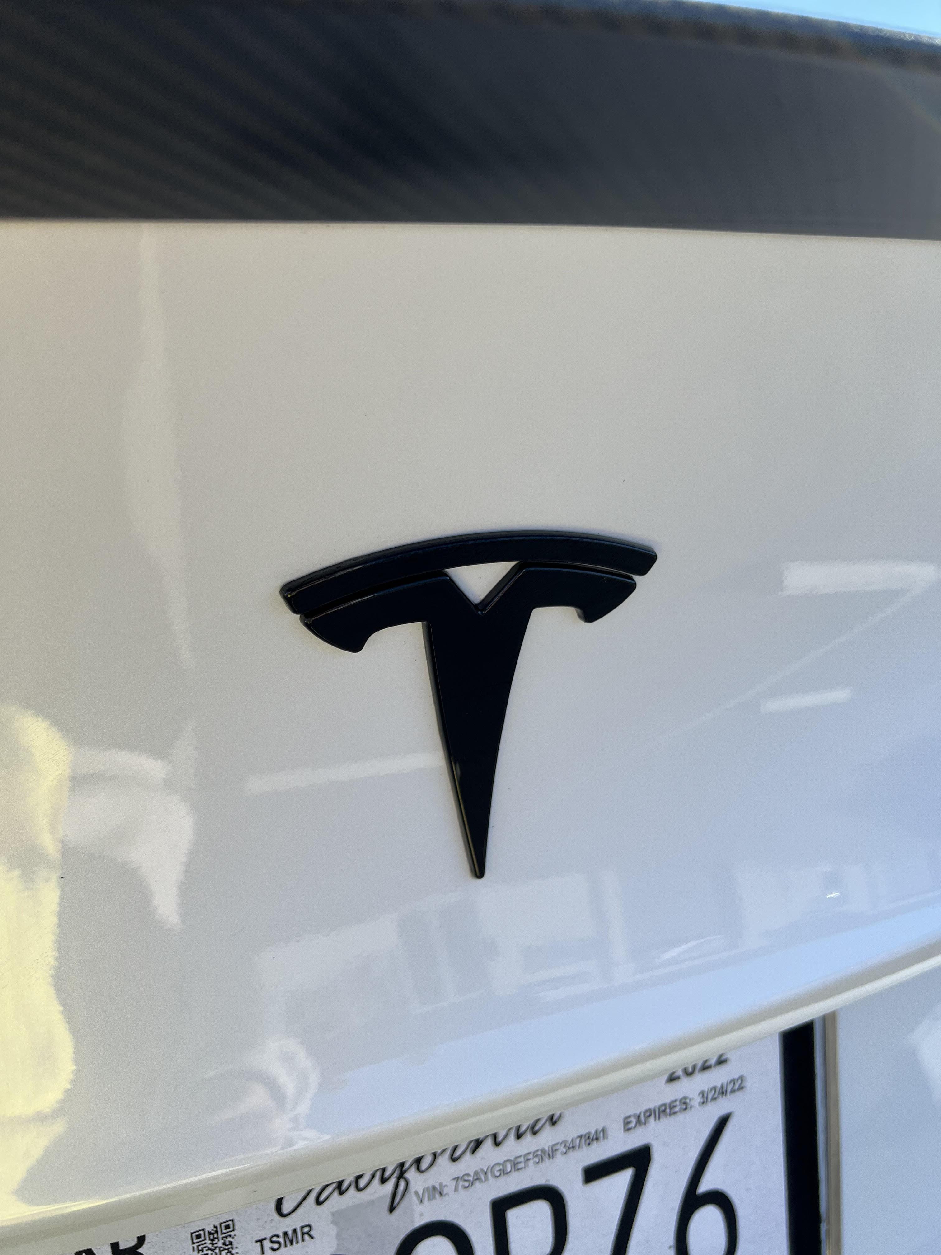 Tesla Model 3/Y Rear Badge